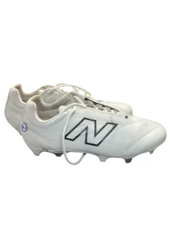 Used New Balance LAX Cleats Mens White Senior 10.5