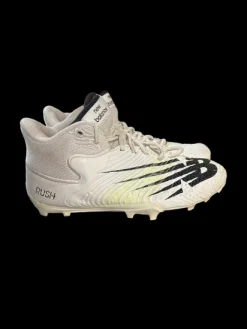 Used New Balance RUSH SZ 6.5 LAX Cleats Womens White Senior 6.5