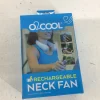 Used NEW O2 COOL RECHARABLE NECK FAN Medical Other