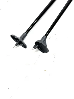 Used NEW SEVEN PEAKS Mens XC Ski Poles Black 150 cm / 59 in