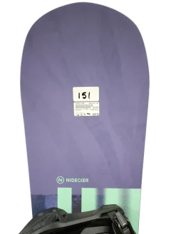 Used Nidecker Astral Womens Snowboard 151cm with Nidecker Supermatic Bindings (Black, Size Medium)