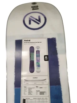 Used Nidecker Astral Womens Snowboard 155 cm with Nidecker Fenix Bindings (Orchid, Size Small)