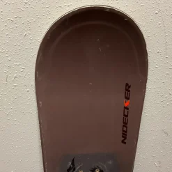Used Nidecker GROM Boys Snowboard Only Red And Grey 110 cm
