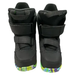 Used Nidecker MICRON MINI Boys Snowboard Boots Black Youth 10.0