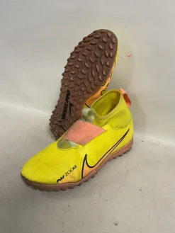Used Nike AIR ZOOM MERCURIAL Soccer Turf Shoes Yellow Senior 5
