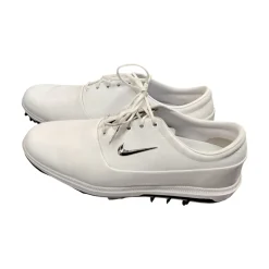 Used Nike AIR ZOOM VICTORY TOUR Mens Golf Shoes White Senior 8.5
