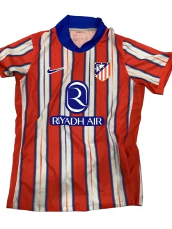 Used Nike ATHLICO MADRID SHIRT Soccer Top Adt Red And White 2X