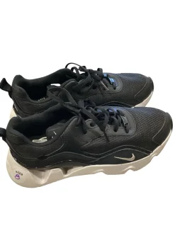 Used Nike BLACK RUNNING NIKE SHOES Running/X-Train Shoes W Black Senior 8