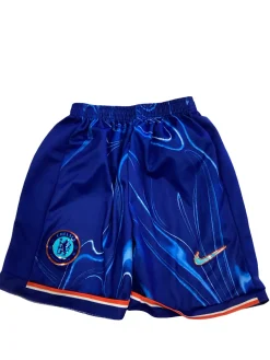 Used Nike CHELSEA SOCCER SHORTS Soccer Shorts Yth Navy Blue XS