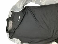 Used Nike DRI-FIT GOALIE JERSEY Soccer Goalie Top Adt Black SM