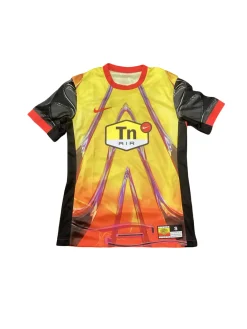 Used Nike EAFC Soccer Top Adt Yellow SM