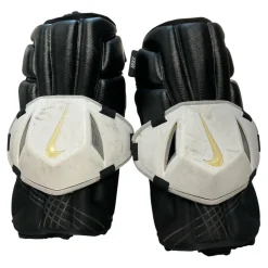 Used Nike ELBOWS Lacrosse Arm Pads/Guards Black Senior