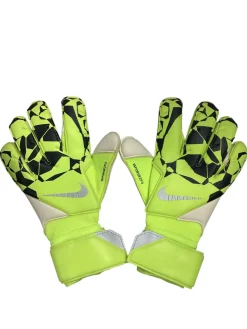 Used Nike GK VAPOR GRIP3 Soccer Goalie Gloves Green 8