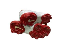 Used Nike HYPERDIAMOND 4 BB/SB Cleats Cardinal And White Senior 7