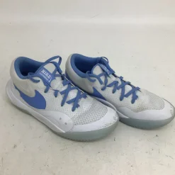 Used Nike HYPERQUICK VOLLEYBALL SHOES SR 6.5 VB Shoes Adult White And Carolina Blue Senior 6.5