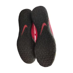 Used Nike HYPERVENOM Soccer Indoor Shoes Red Senior 8