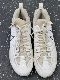 Used Nike LAX Cleats Mens White Senior 12