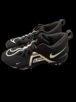 Used Nike LAX Cleats Womens Black And White Senior 6.5