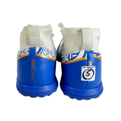 Used Nike MERCURIAL CR7 Soccer Turf Shoes Royal Blue Junior 05
