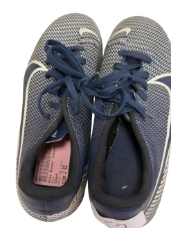 Used Nike Mercurial Vapor 13 AT8161-410 Soccer Cleats Navy Blue Junior 02