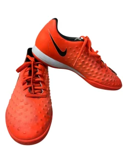 Used Nike MERCURIAL X Soccer Indoor Shoes Orange Senior 8