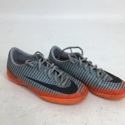 Used Nike MERCURIAL X VICTORY VI JR 2.0 INDOOR SHO Soccer Indoor Shoes Orange Junior 02