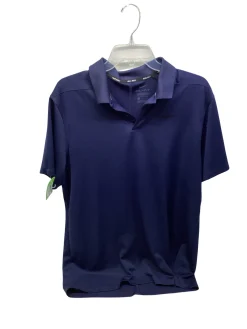 Used Nike NAVY BLUE DRIFIT SHIRT S.S. Golf Shirt M Navy Blue LG