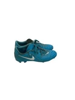 Used Nike PHANTOM GX CLUB Soccer Cleats Sky Blue Senior 10