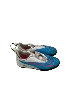Used Nike PHANTOM GX TURF SOCCER CLEAT Soccer Turf Shoes Royal Blue Junior 05
