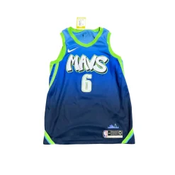 Used Nike Porzingis Mavericks Jersey Sz MD