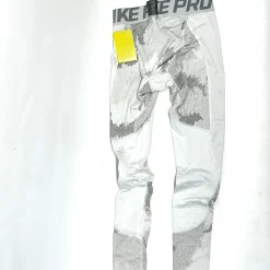 Used Nike PRO Compress Pants Y White SM