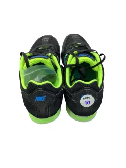 Used Nike RIVAL MD Track & Field Cleats Adult Black Senior 10