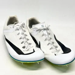 Used Nike RIVAL SPRINT Track & Field Cleats Adult White Senior 12