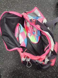 Used Nike Soccer Player Duffel Bag Pink