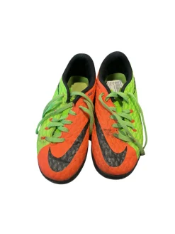 Used Nike Soccer Turf Shoes Orange Junior 01