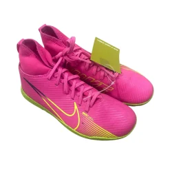Used Nike Soccer Turf Shoes Pink Junior 01.5