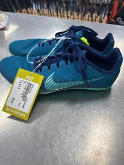 Used Nike Track & Field Cleats Adult Teal Senior 9.5