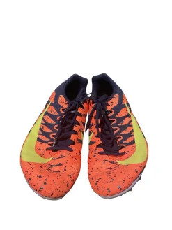 Used Nike Track & Field Cleats Adult Orange Senior 10