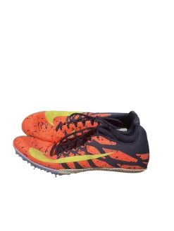Used Nike Track & Field Cleats Adult Orange Senior 10