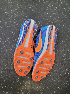 Used Nike Track & Field Cleats Adult Royal Blue Senior 10.5