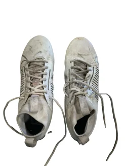 Used Nike VAPOR Adult FB Cleats White Senior 12