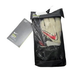 Used Nike VAPOR GRIP3 GOALIE GLOVES Soccer Goalie Gloves White 6