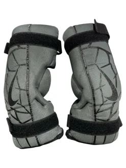 Used Nike VAPOR LT Lacrosse Arm Pads/Guards Grey LG