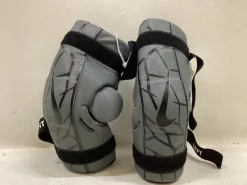 Used Nike VAPOR LT Lacrosse Gloves Junior Grey And Royal Blue LG