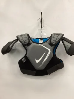Used Nike VAPOR LT Lacrosse Shoulder Pads Grey MD