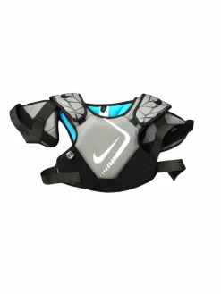 Used Nike VAPOR LT Lacrosse Shoulder Pads Grey XL