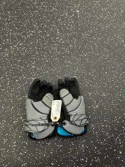 Used Nike VAPOR LT YOUTH Lacrosse Gloves Mens Grey XS