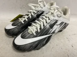 Used Nike VPR 856507-100 LAX Cleats Mens Black And White Senior 7.5