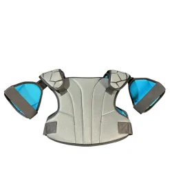 Used Nike YOUTH VAPOR LT Lacrosse Shoulder Pads Grey MD
