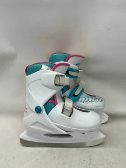 Used NITRO ADJ 11-13 Girls Softboot Skate White Adjustable